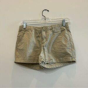 Girls khaki shorts. Size 14.